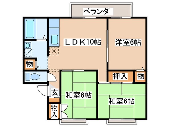 メゾンフヨウの物件間取画像